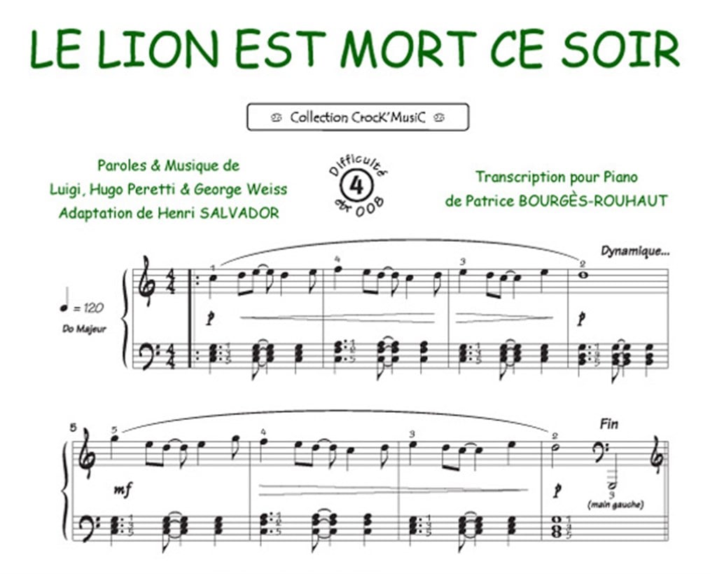 Le lion est mort ce soir
